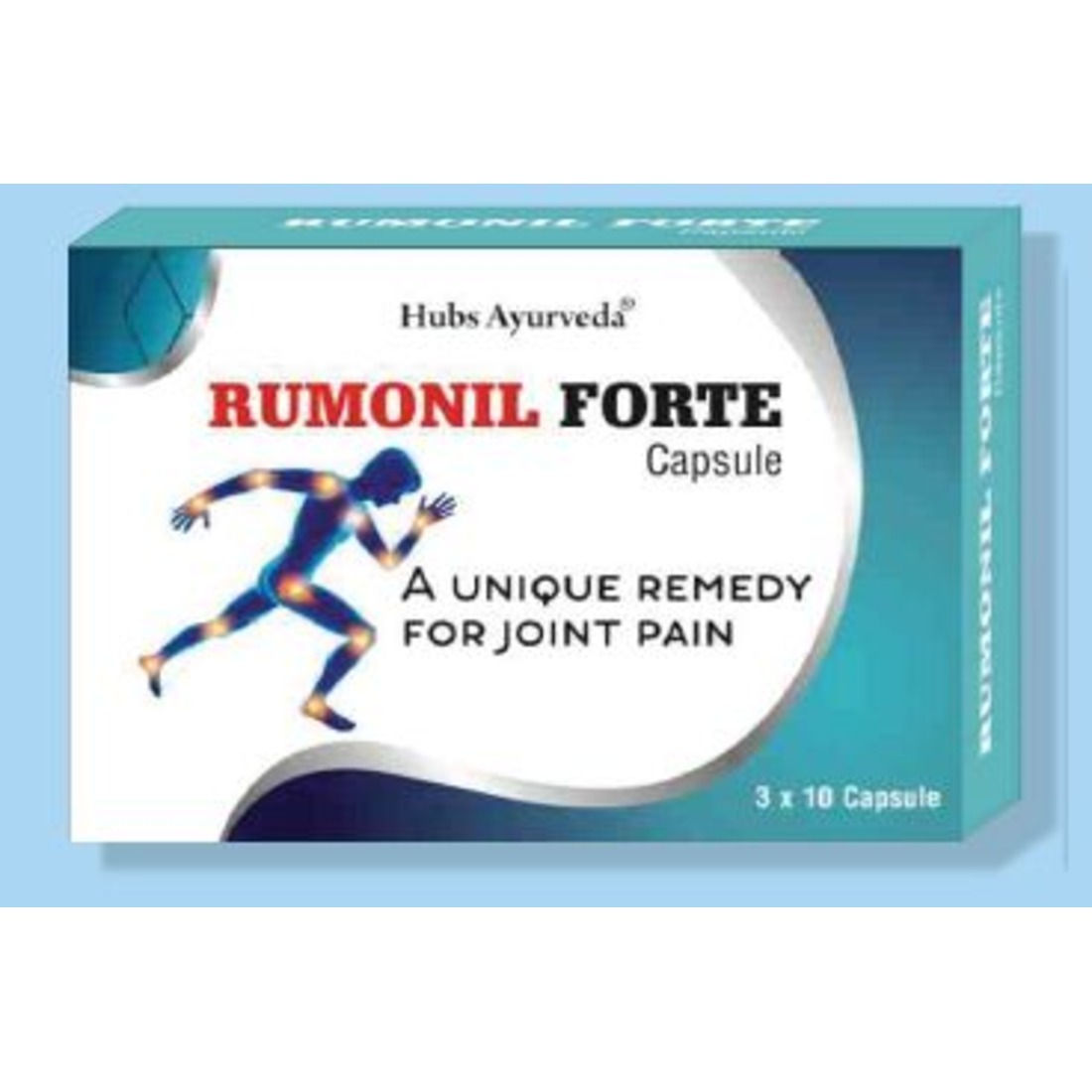 Hubs Ayurveda Rumonil Fort Capsules (10 x 3) – For Joint Pain Relief & Mobility