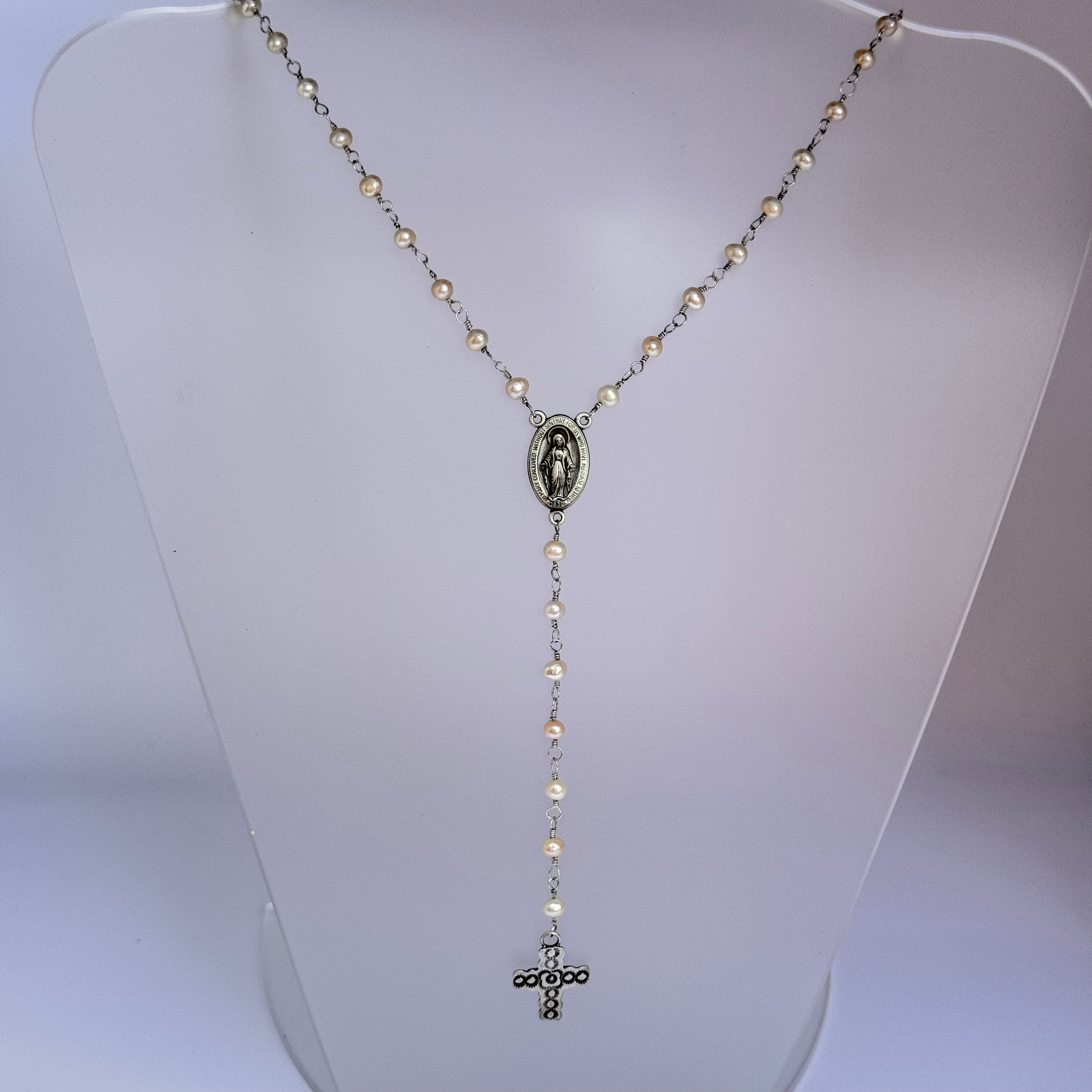 Pearl & Sterling Silver Necklace