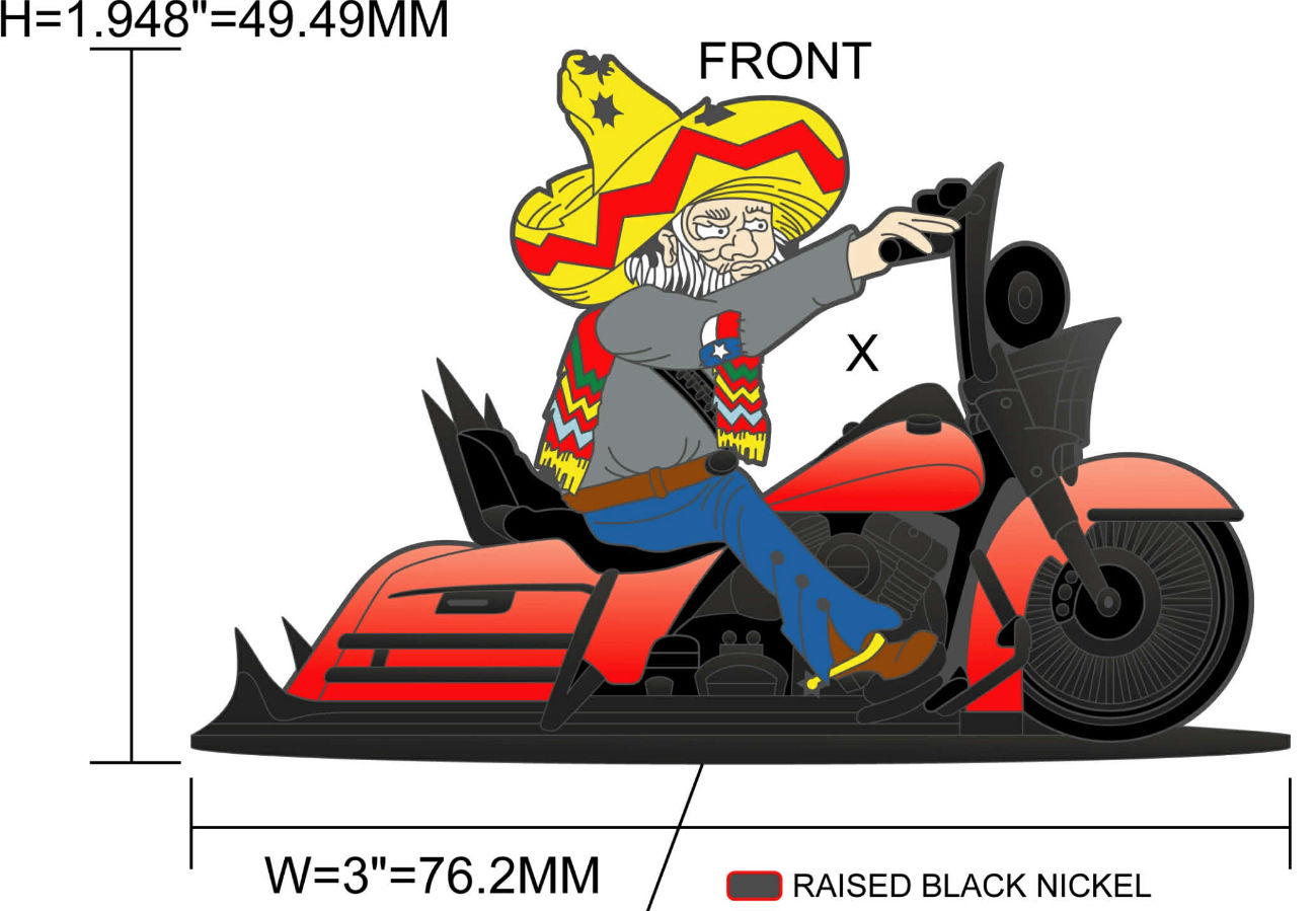 Bandidos Coin Presale- Antique Silver