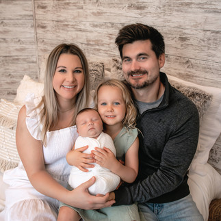 Elegant newborn portrait highlighting natural beauty and simplicity, photographed in Edina.