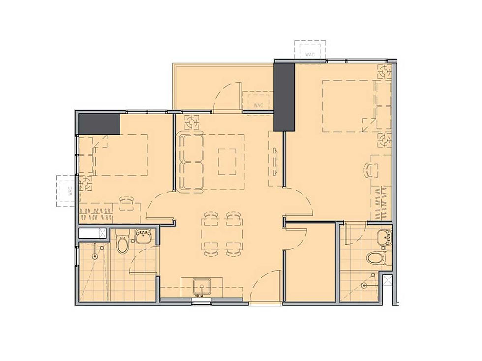 One Union Place Tower 1 - 2 Bedroom Unit