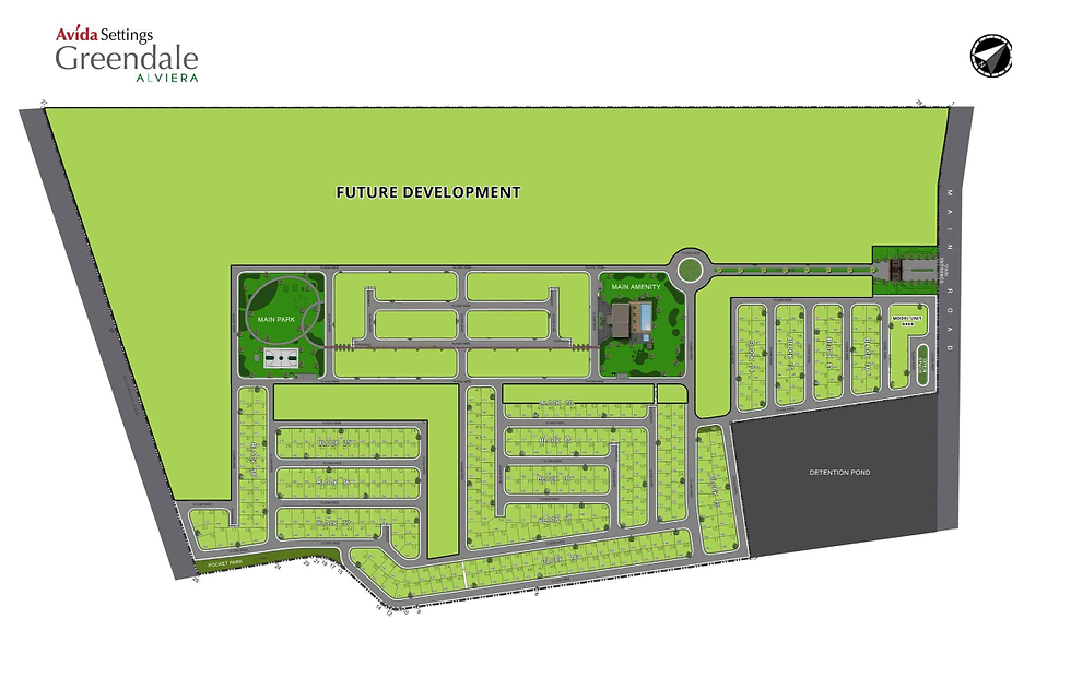 Avida Settings Greendale Alviera Site Development Plan