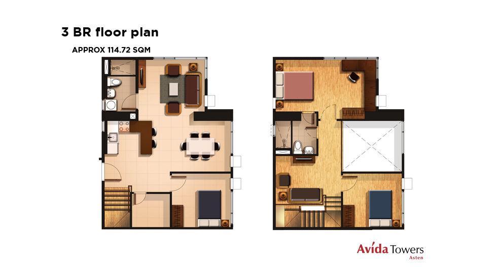 Avida Towers Asten Tower 3 - 3 Bedroom