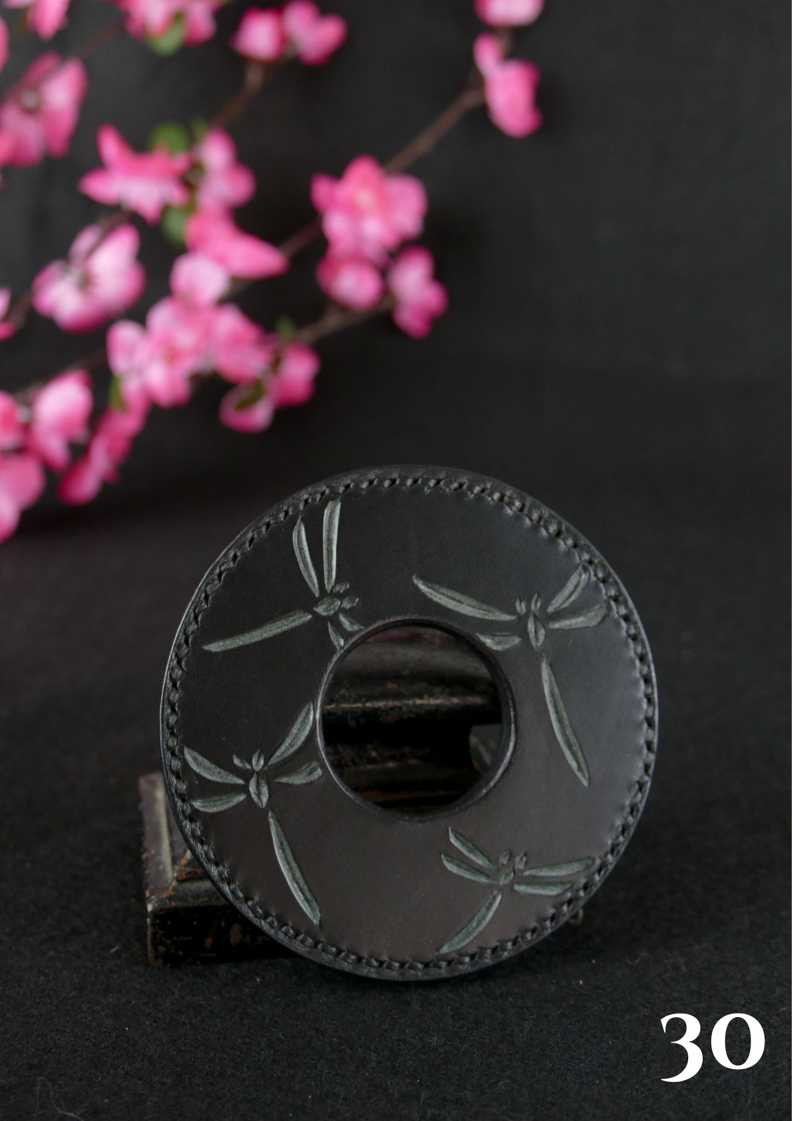 Tsuba Shinaï Noir