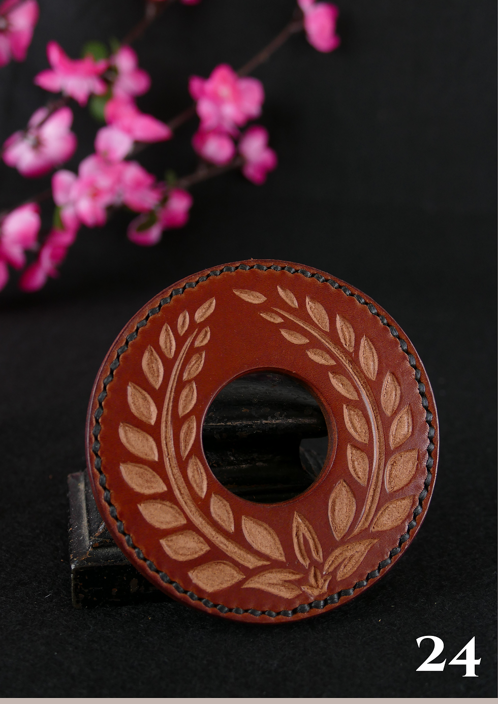 Miniature : Tsuba Shinaï couleur Whisky
