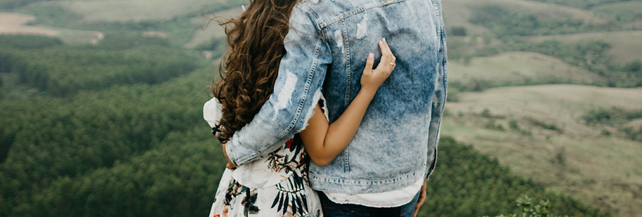 Hugging on Top of Hill