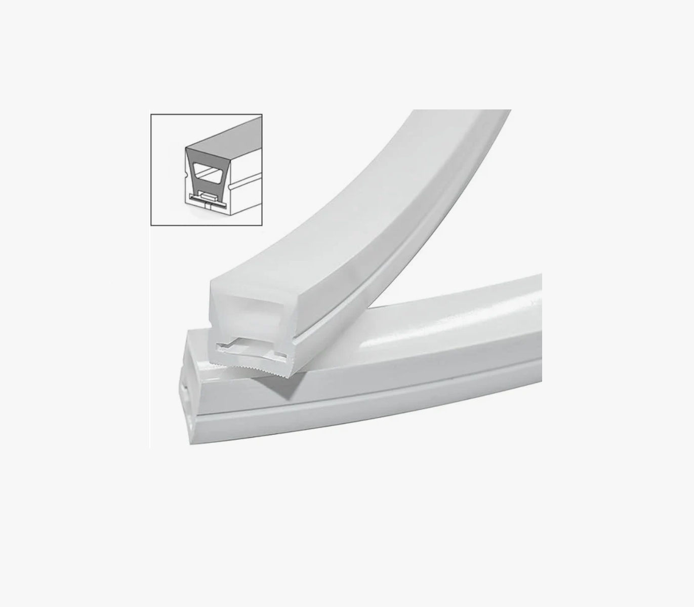 PERFIL DE SILICONA 10X10