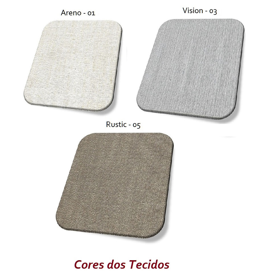 Miniatura: Cadeira de Telinha Madeira Maciça Estofada Uttar