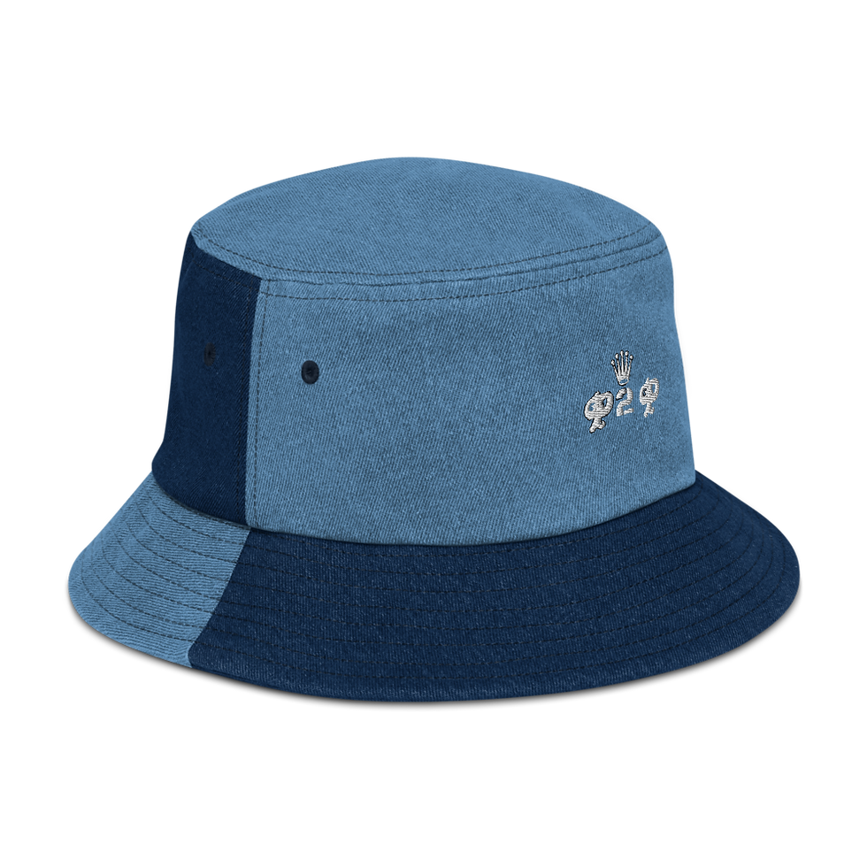 Thumbnail: P2P APPAREL Denim bucket hat