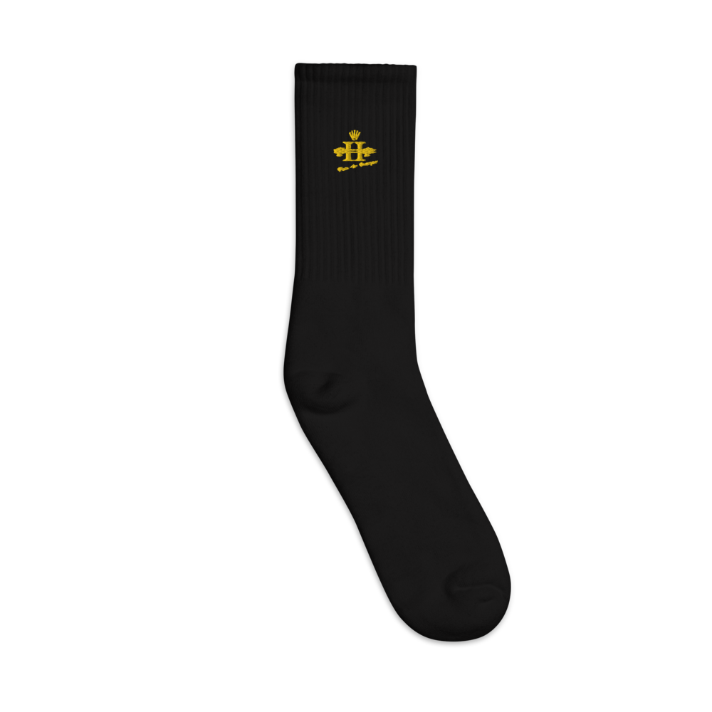 P2P APPAREL Embroidered socks