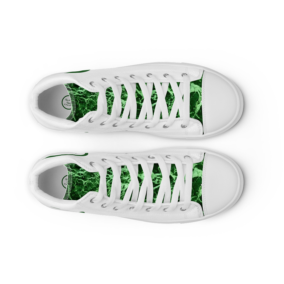 Thumbnail: TALKIN' TEEZ Men’s high top canvas shoes