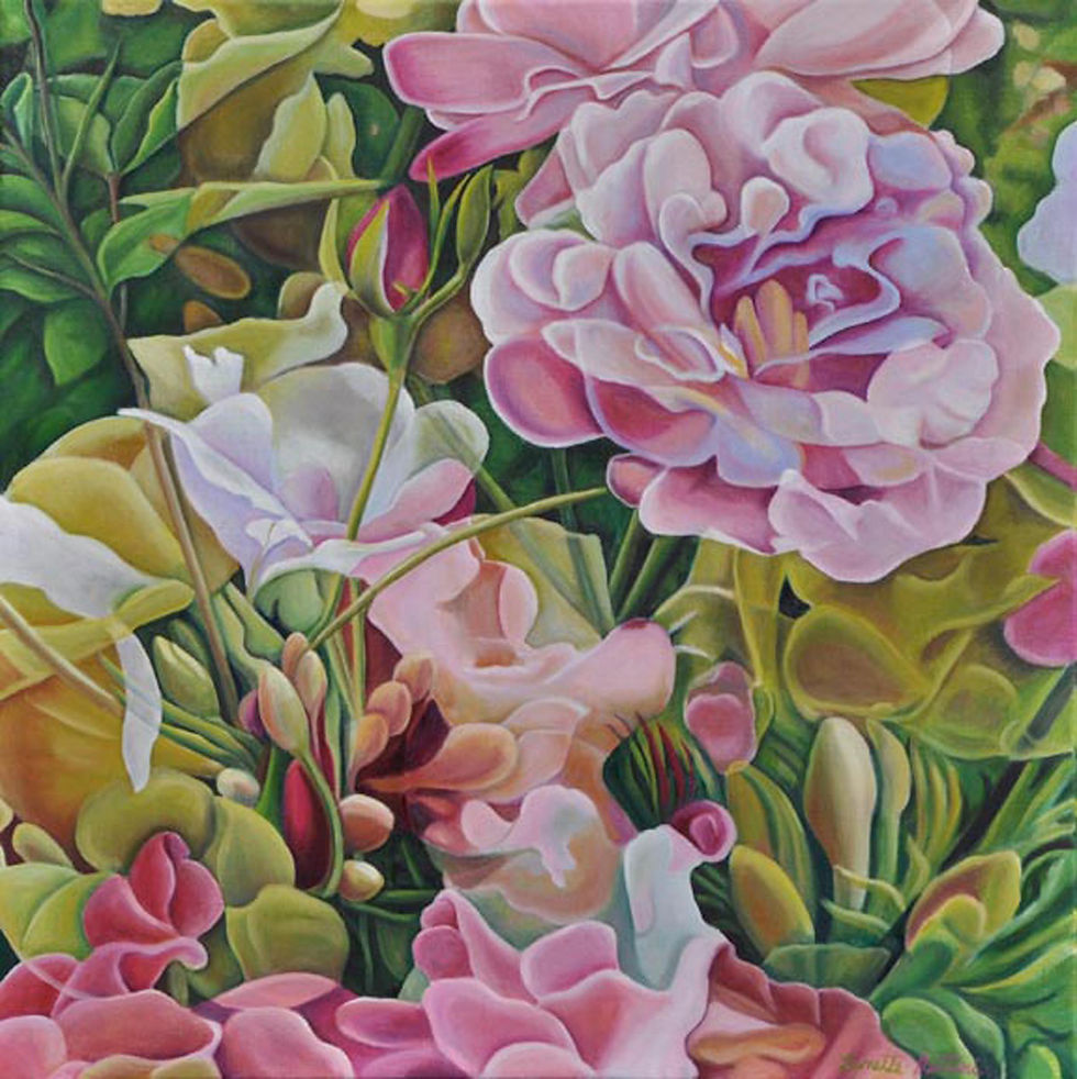 Poetic Delight - 24 x 24