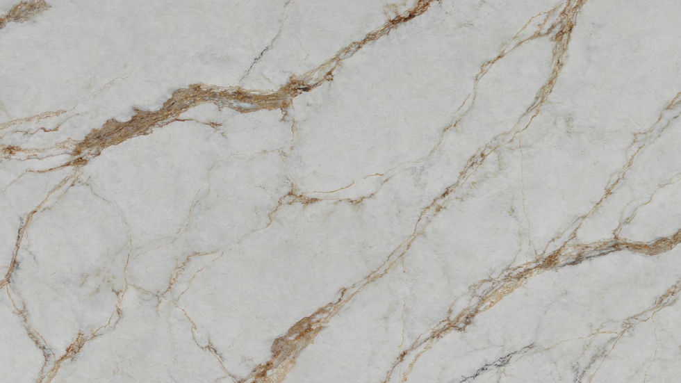 Our beautiful Cristallo Sienna 3cm quartz