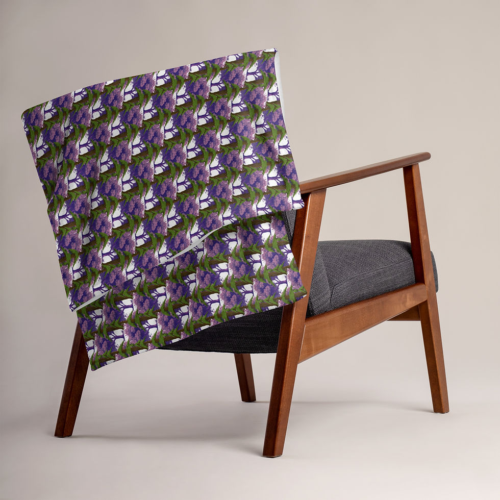 Thumbnail: The Convergence DAHT decorative throw blanket styled on a living room sofa.