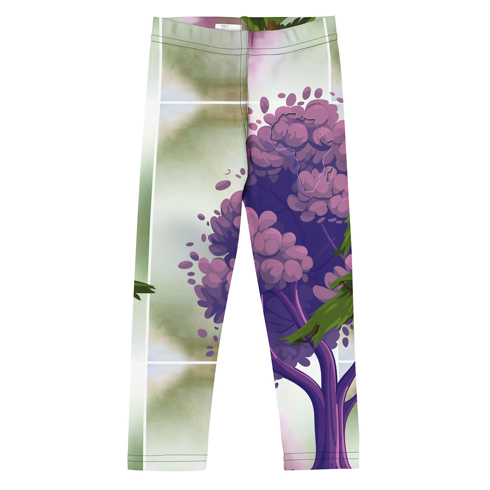 Thumbnail: Front view of The Convergence DAHT kids leggings designed for everyday comfort and active play