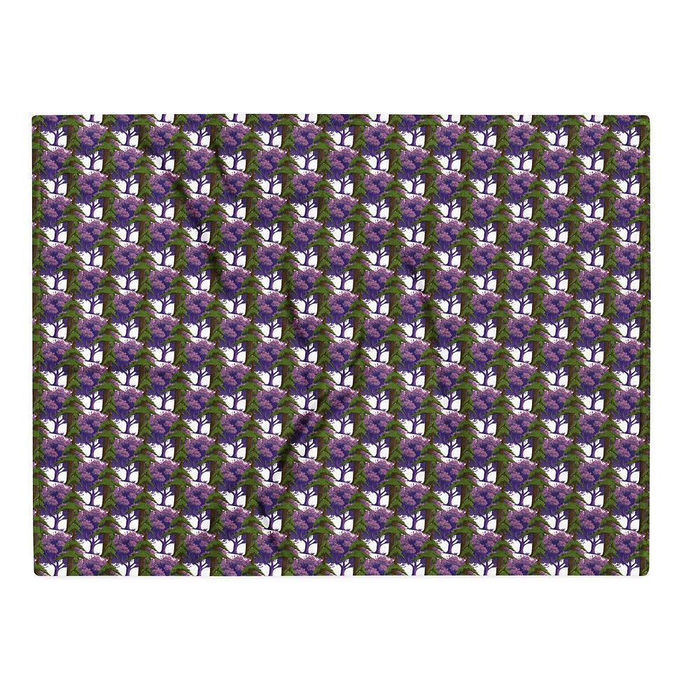 Thumbnail: Full view of The Convergence DAHT decorative throw blanket for couches, sofas and bedrooms.
