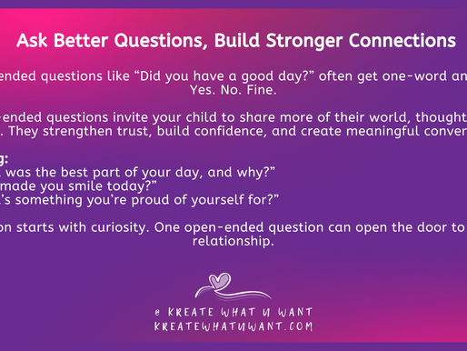 Connecting with Your Tween and Teen Through Better Questions
