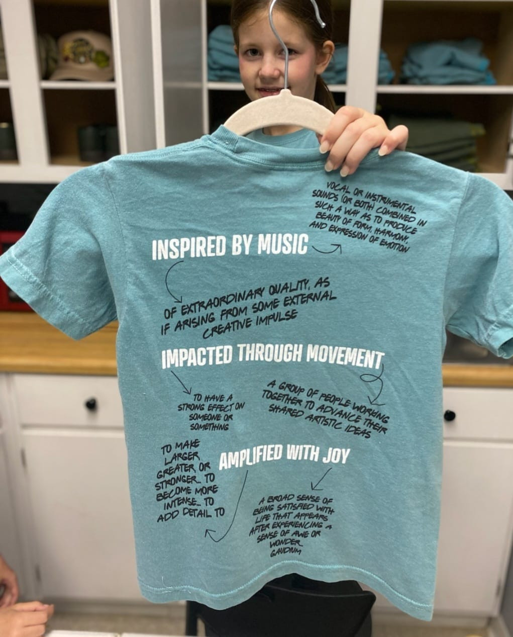 Kids Amplify Motivation Tee (Teal)