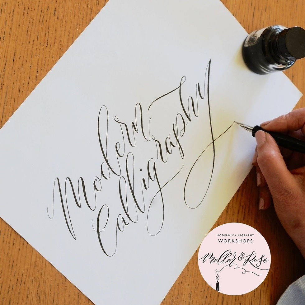 Calligraphy Mellor Rose