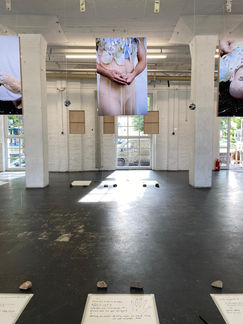 exhibition #fml by Paloma García de Juan at Kunsthafen Köln im Rhenania 