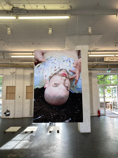 exhibition #fml by Paloma García de Juan at Kunsthafen Köln im Rhenania