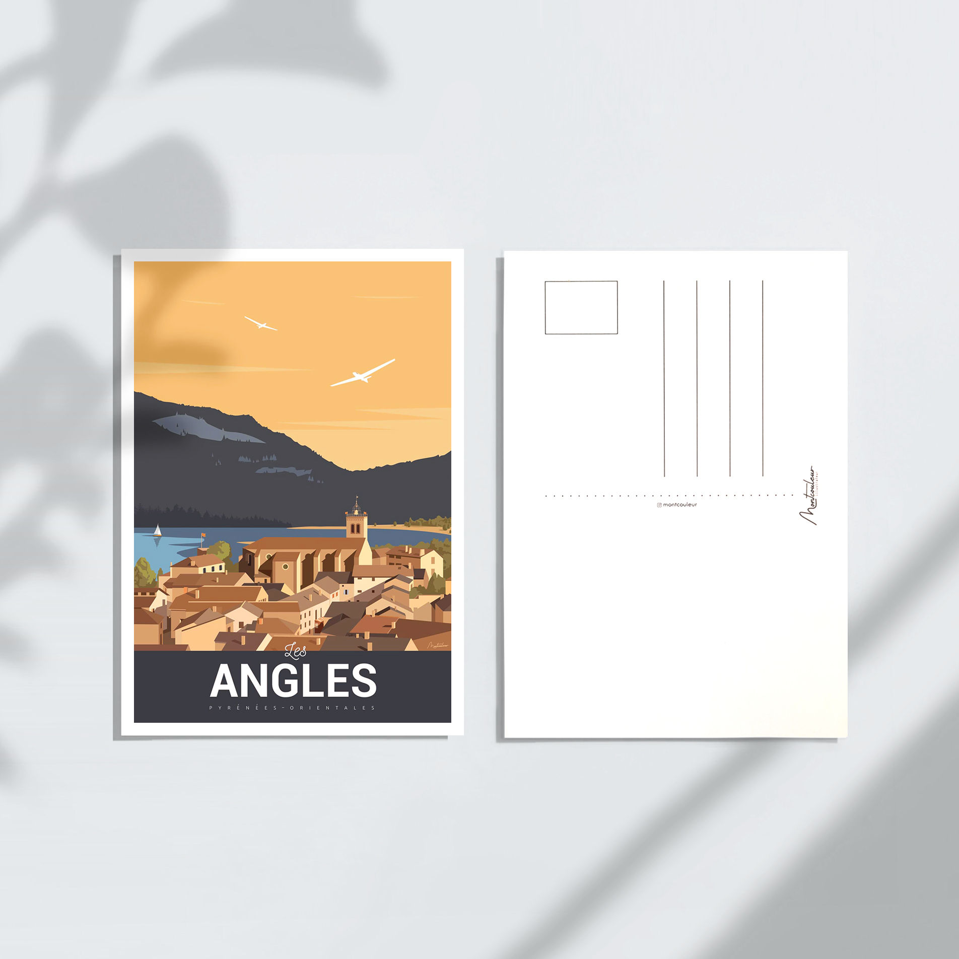 Carte postale - Les Angles en été