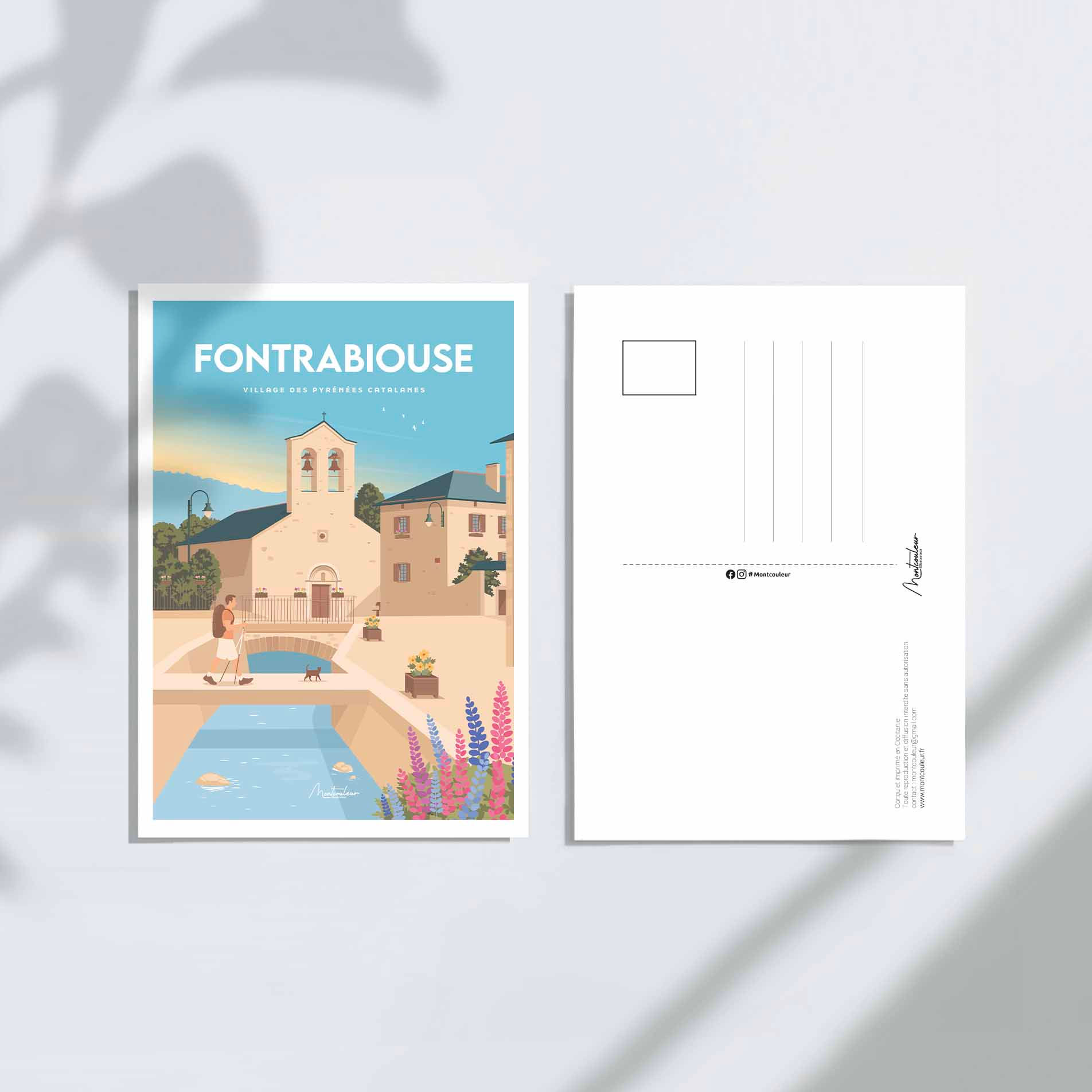 Carte postale - Fontrabiouse