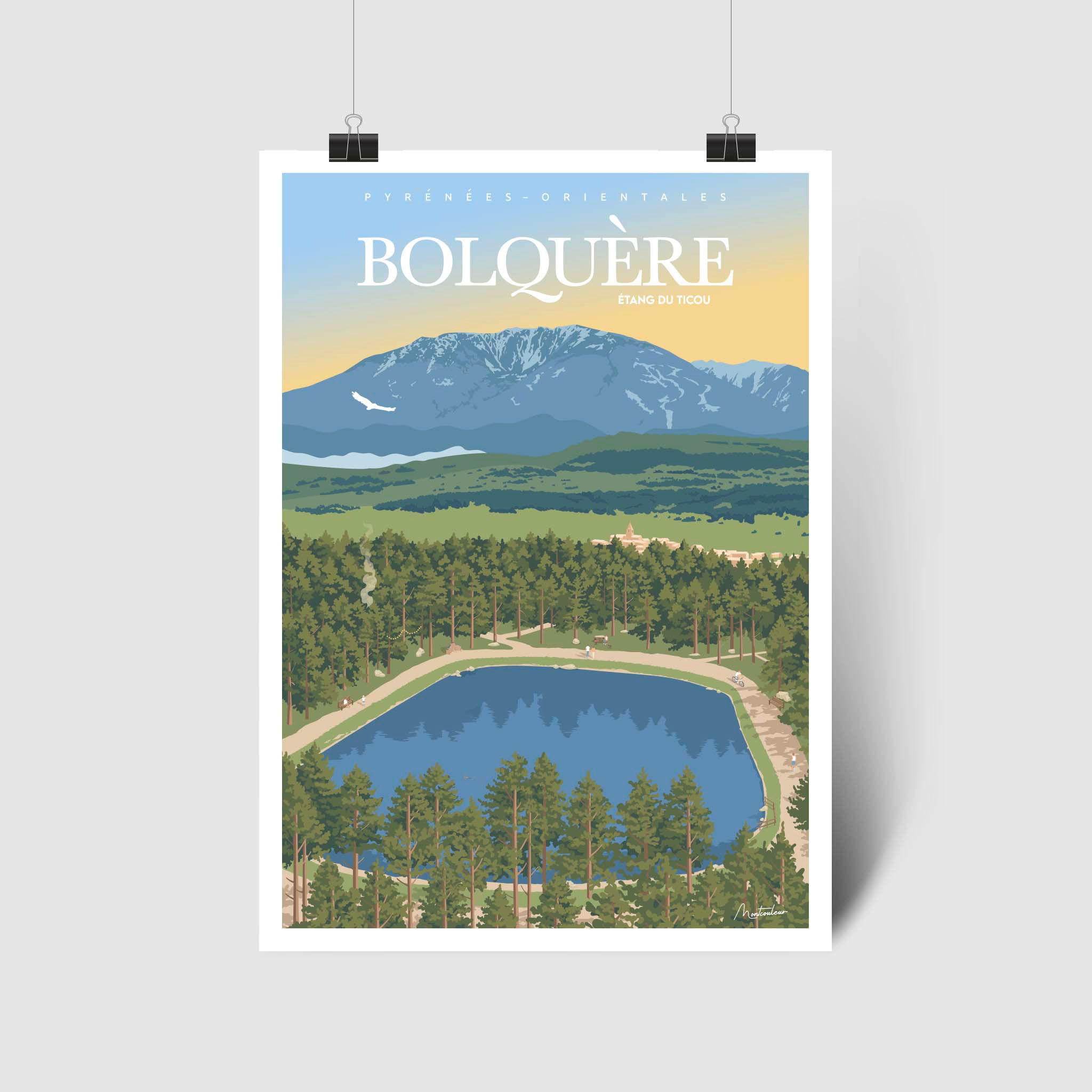 Affiche - Bolquère, le Ticou
