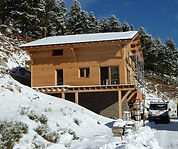 Maison en ossature bois aux Angles, en Capcir (Pyrénées Catalanes)