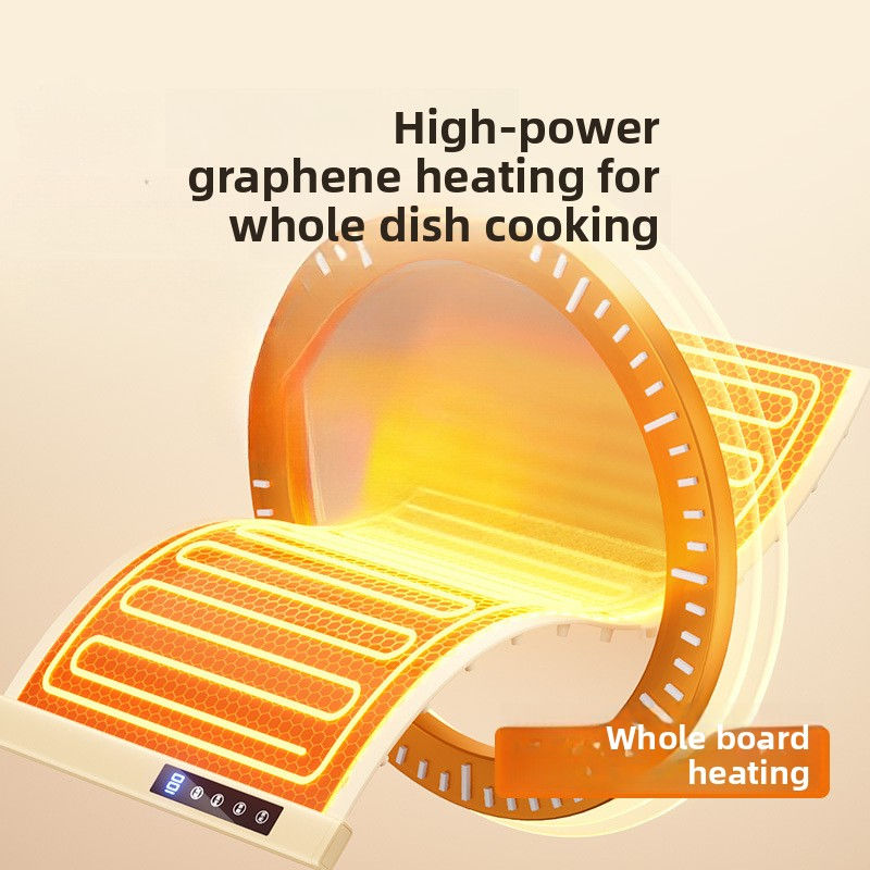 Thumbnail: Silicone Warming Plate, Rollable Hot Pot Mat, Heat Preservation Board, Household