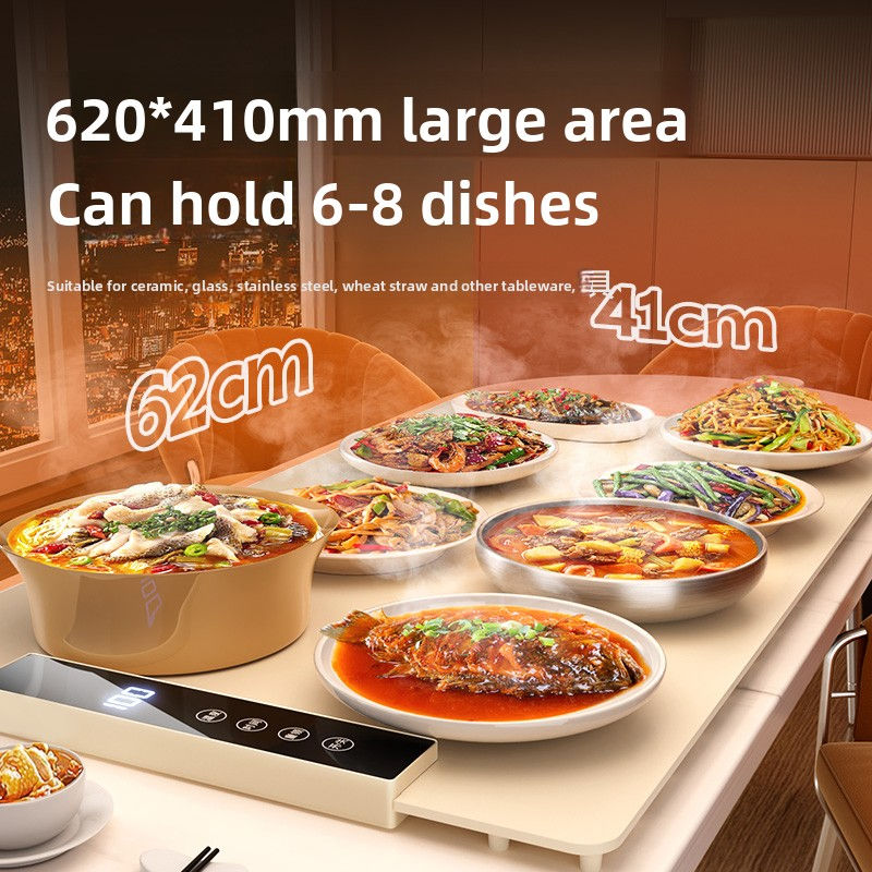 Thumbnail: Silicone Warming Plate, Rollable Hot Pot Mat, Heat Preservation Board, Household