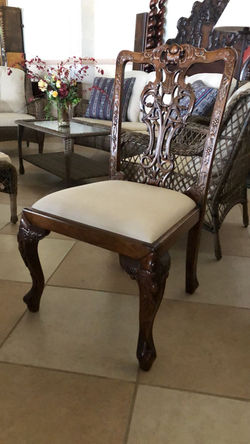 1 silla chippendale blanca 575