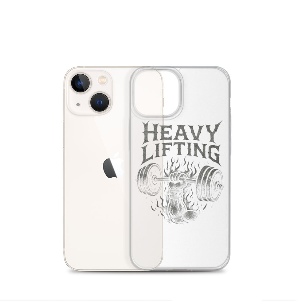 Thumbnail: HEAVY LIFTING Clear Case for iPhone®