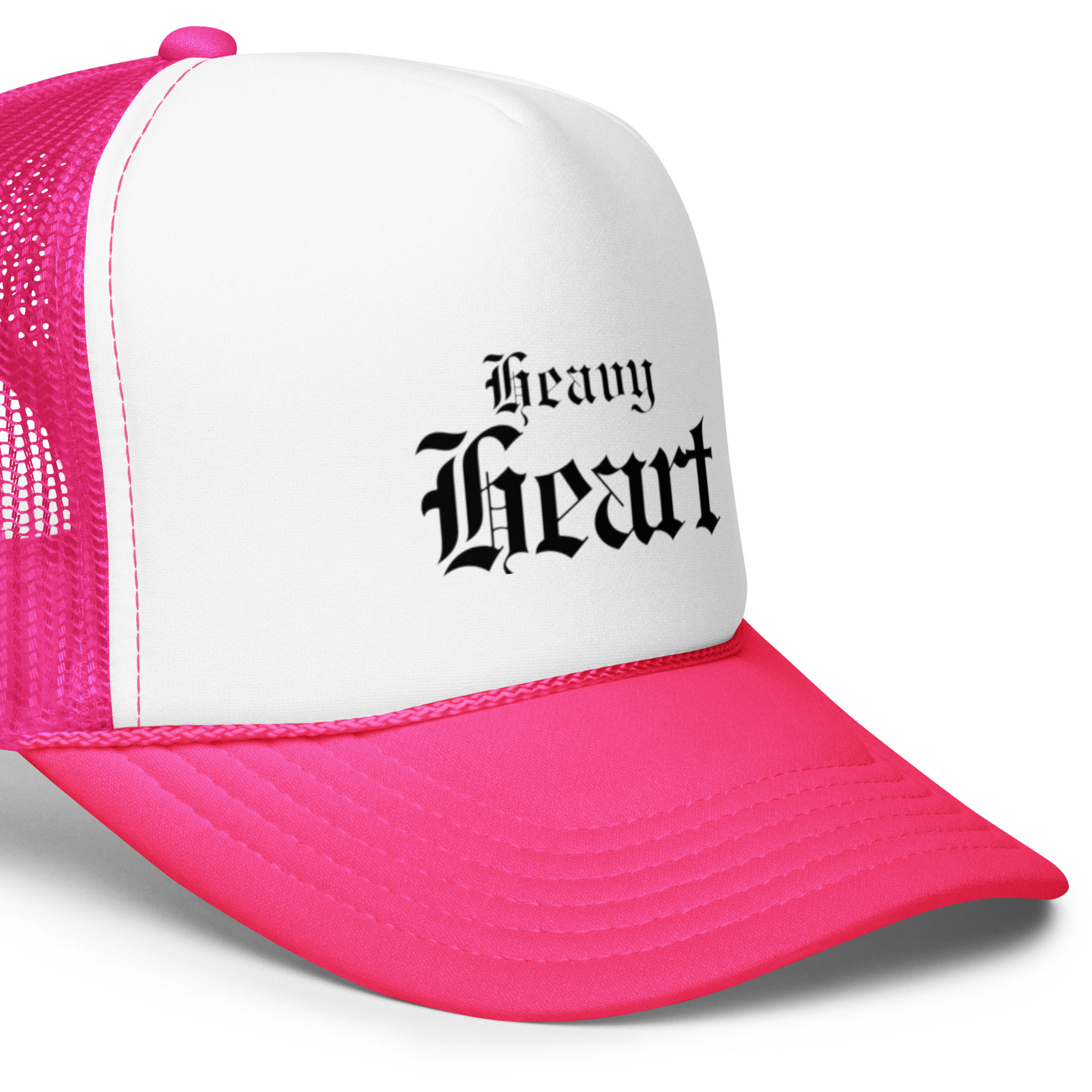 HEAVY HEART Foam trucker hat