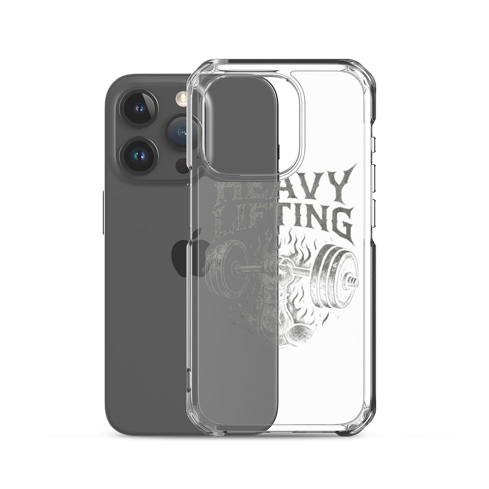 Thumbnail: HEAVY LIFTING Clear Case for iPhone®