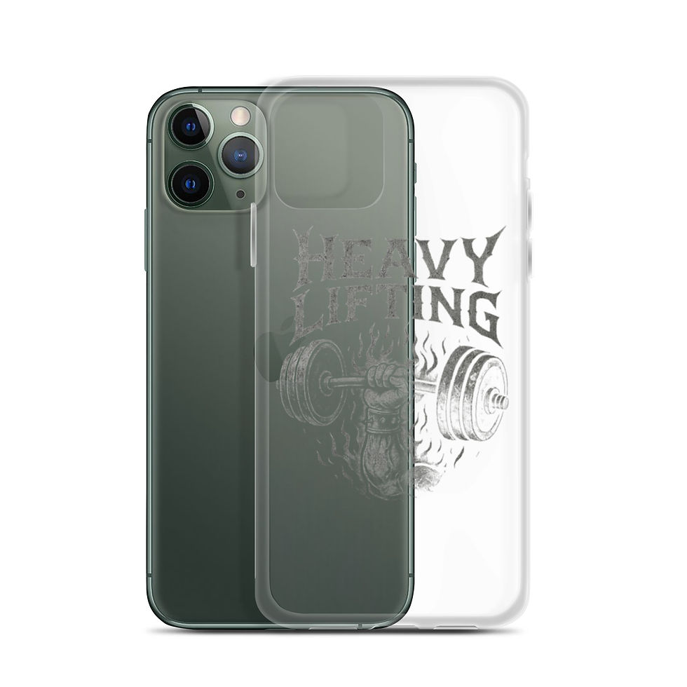Thumbnail: HEAVY LIFTING Clear Case for iPhone®