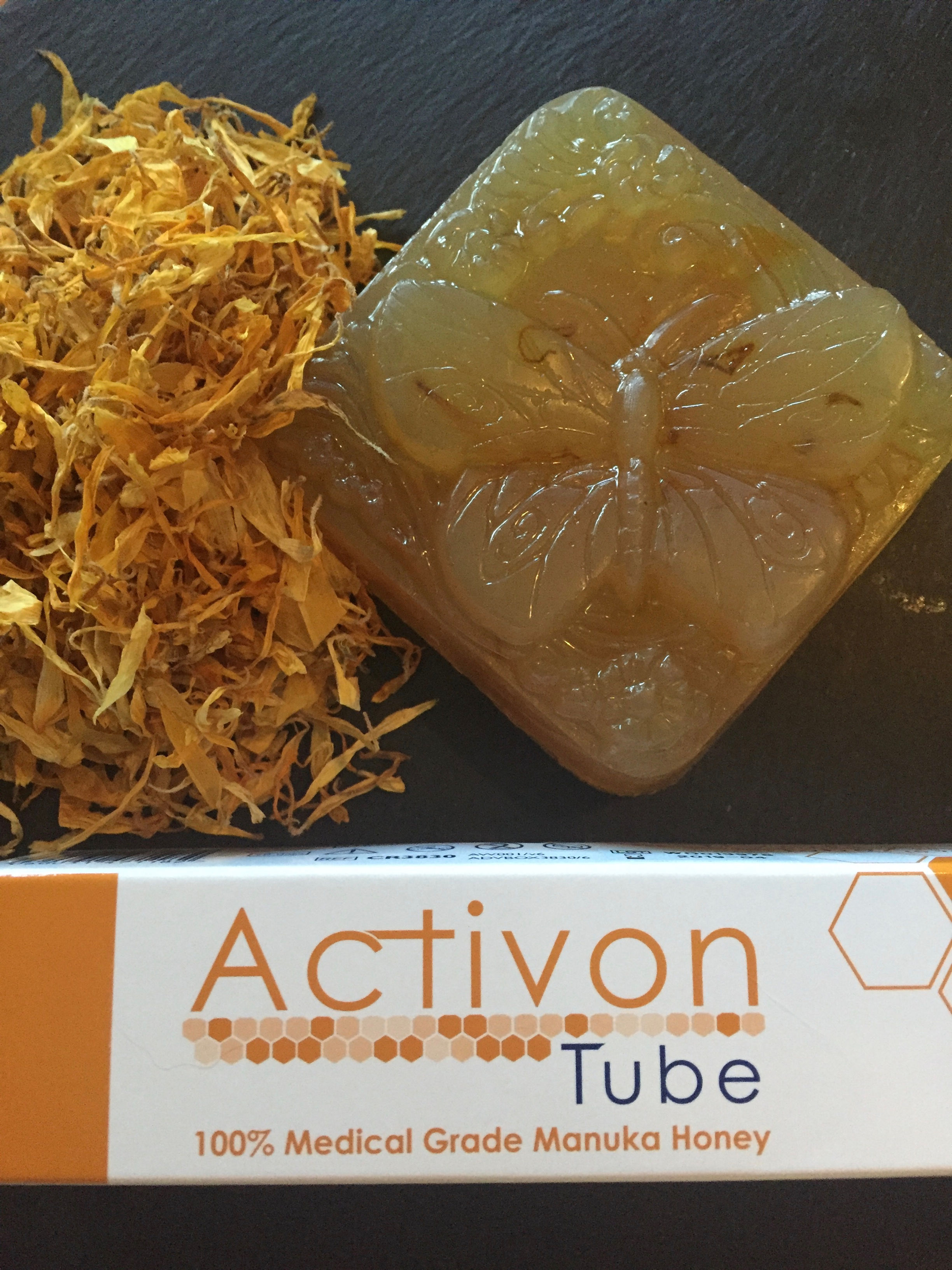 Camomile Calendula and Manuka Honey Soap