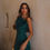 Miniatura: Vestido gala esmeralda