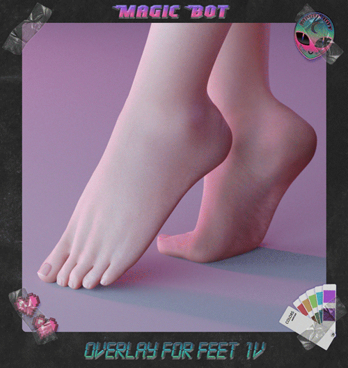 overlay for feet 1v