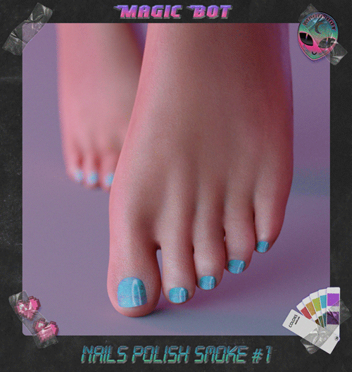 nails polish smoke #1