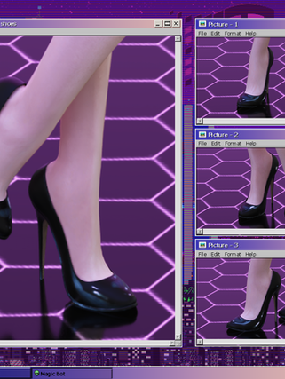 HIGH EVENING SHOES
