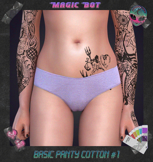basic panty cotton #1 magic bot