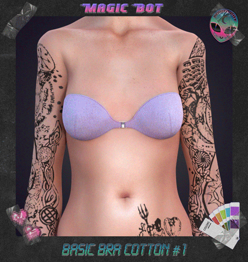 basic bra cotton #1 magic bot