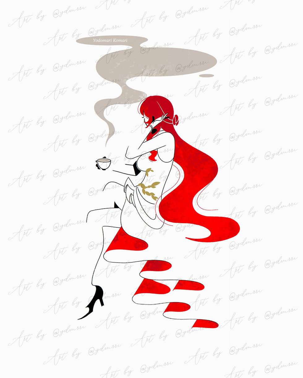 Himeko, Fancy a Cup of Coffee print