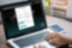 Person completing online Commercial Club application form