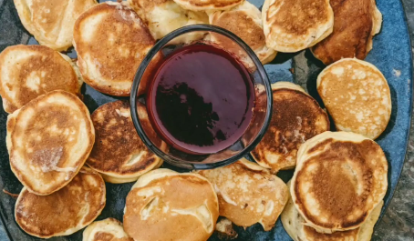 Mini pancakes à la banane