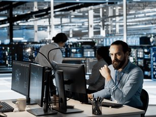 System administrator maintaining business technology infrastructure and user support