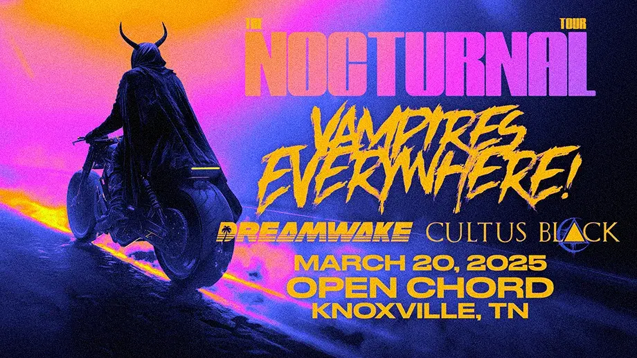 Vampires Everywhere! w/Dreamwake, Cultus Black, Guillotine