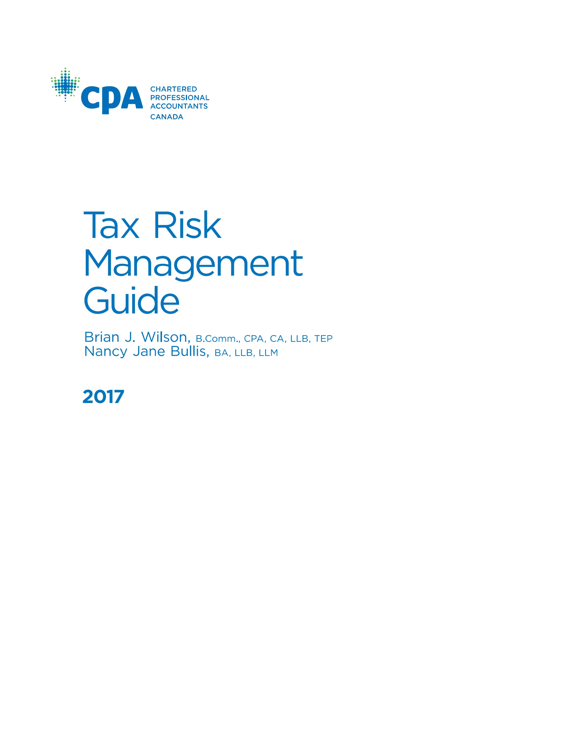 Tax Risk Management Guide