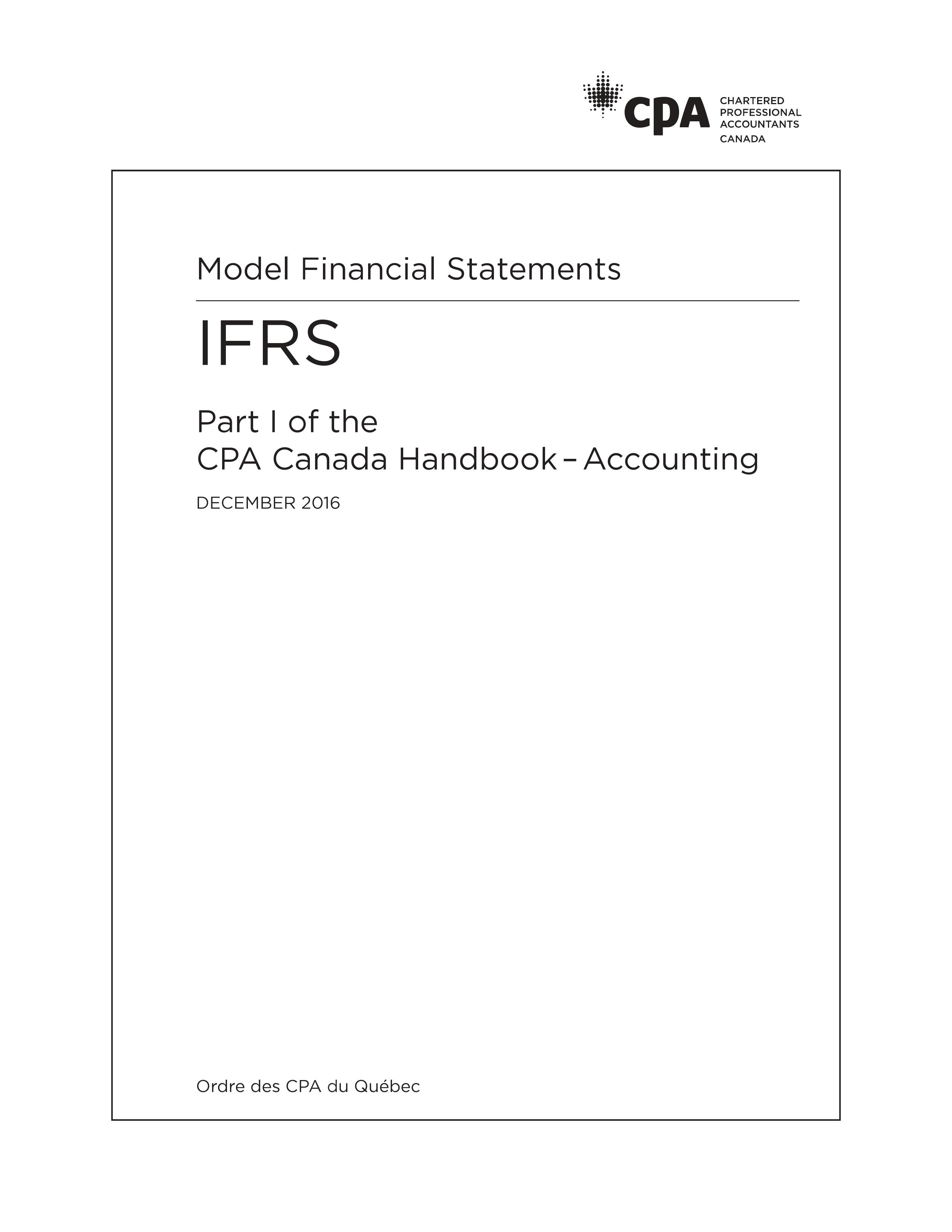 Model Financial Statements